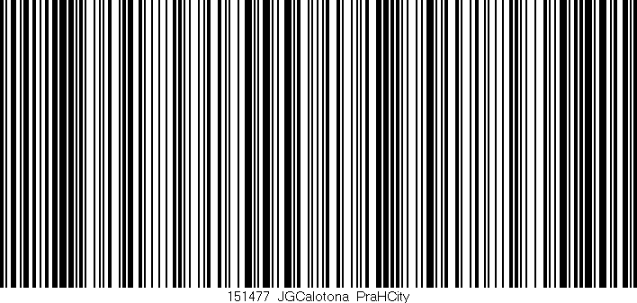 Código de barras (EAN, GTIN, SKU, ISBN): '151477_JGCalotona_PraHCity'