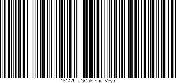 Código de barras (EAN, GTIN, SKU, ISBN): '151479_JGCalotona_Voya'