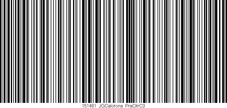 Código de barras (EAN, GTIN, SKU, ISBN): '151481_JGCalotona_PraCitrC3'