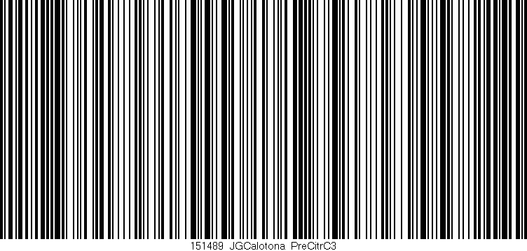 Código de barras (EAN, GTIN, SKU, ISBN): '151489_JGCalotona_PreCitrC3'