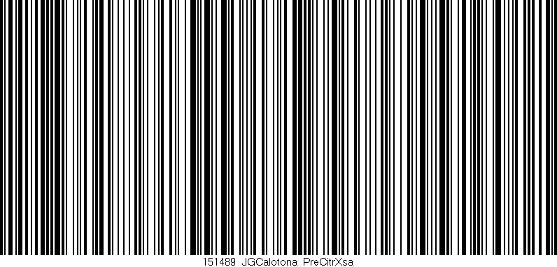 Código de barras (EAN, GTIN, SKU, ISBN): '151489_JGCalotona_PreCitrXsa'