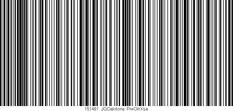 Código de barras (EAN, GTIN, SKU, ISBN): '151491_JGCalotona_PreCitrXsa'