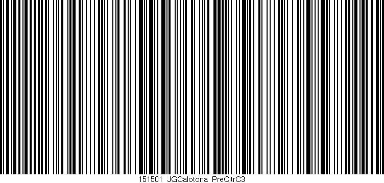 Código de barras (EAN, GTIN, SKU, ISBN): '151501_JGCalotona_PreCitrC3'