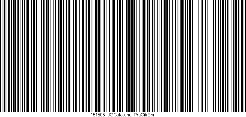 Código de barras (EAN, GTIN, SKU, ISBN): '151505_JGCalotona_PraCitrBerl'