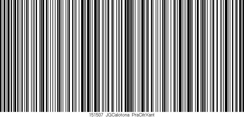 Código de barras (EAN, GTIN, SKU, ISBN): '151507_JGCalotona_PraCitrXant'