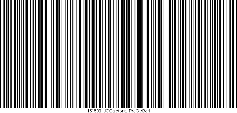 Código de barras (EAN, GTIN, SKU, ISBN): '151509_JGCalotona_PreCitrBerl'
