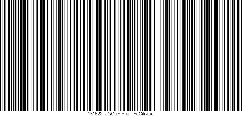 Código de barras (EAN, GTIN, SKU, ISBN): '151523_JGCalotona_PraCitrXsa'