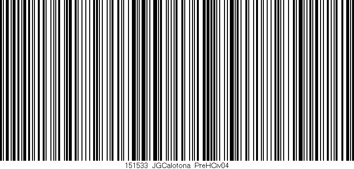 Código de barras (EAN, GTIN, SKU, ISBN): '151533_JGCalotona_PreHCiv04'