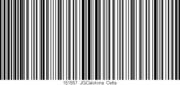Código de barras (EAN, GTIN, SKU, ISBN): '151557_JGCalotona_Celta'