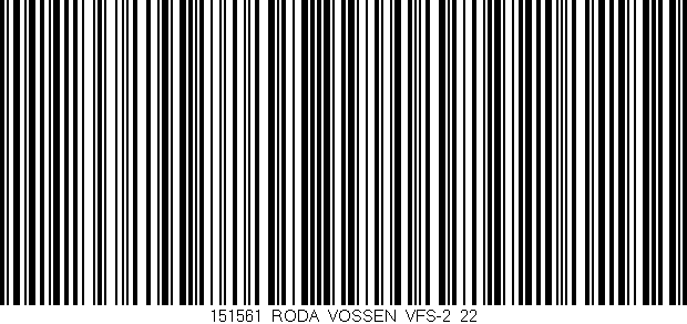 Código de barras (EAN, GTIN, SKU, ISBN): '151561_RODA_VOSSEN_VFS-2_22'