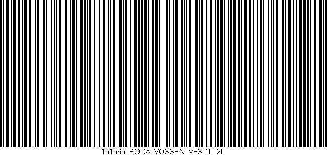 Código de barras (EAN, GTIN, SKU, ISBN): '151565_RODA_VOSSEN_VFS-10_20'
