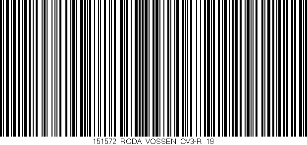 Código de barras (EAN, GTIN, SKU, ISBN): '151572_RODA_VOSSEN_CV3-R_19'