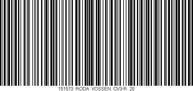 Código de barras (EAN, GTIN, SKU, ISBN): '151573_RODA_VOSSEN_CV3-R_20'