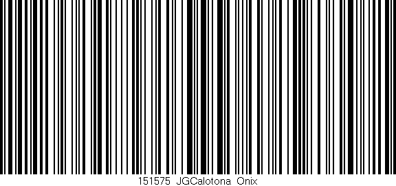 Código de barras (EAN, GTIN, SKU, ISBN): '151575_JGCalotona_Onix'