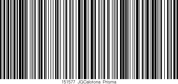Código de barras (EAN, GTIN, SKU, ISBN): '151577_JGCalotona_Prisma'