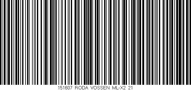 Código de barras (EAN, GTIN, SKU, ISBN): '151607_RODA_VOSSEN_ML-X2_21'