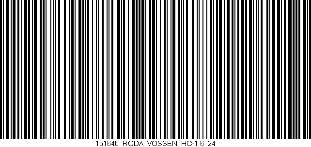 Código de barras (EAN, GTIN, SKU, ISBN): '151646_RODA_VOSSEN_HC-1.6_24'