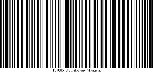 Código de barras (EAN, GTIN, SKU, ISBN): '151665_JGCalotona_Montana'