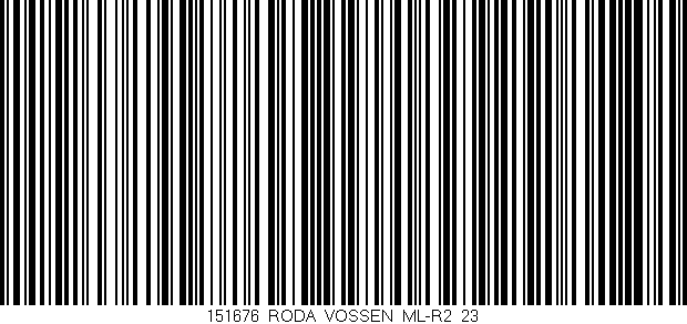 Código de barras (EAN, GTIN, SKU, ISBN): '151676_RODA_VOSSEN_ML-R2_23'