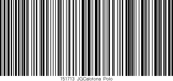 Código de barras (EAN, GTIN, SKU, ISBN): '151713_JGCalotona_Polo'