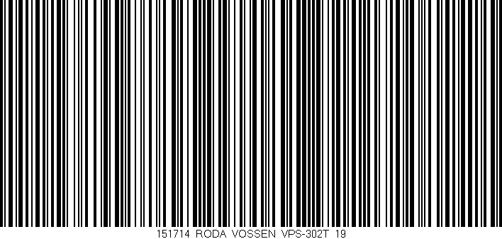 Código de barras (EAN, GTIN, SKU, ISBN): '151714_RODA_VOSSEN_VPS-302T_19'