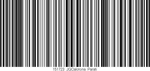 Código de barras (EAN, GTIN, SKU, ISBN): '151723_JGCalotona_Parati'