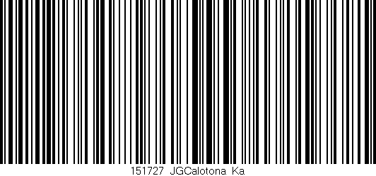 Código de barras (EAN, GTIN, SKU, ISBN): '151727_JGCalotona_Ka'