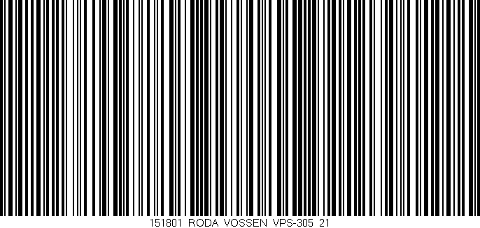 Código de barras (EAN, GTIN, SKU, ISBN): '151801_RODA_VOSSEN_VPS-305_21'