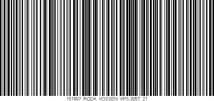 Código de barras (EAN, GTIN, SKU, ISBN): '151807_RODA_VOSSEN_VPS-305T_21'