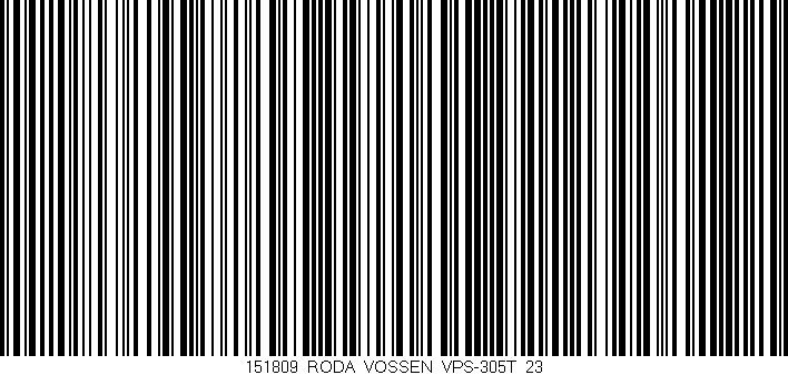 Código de barras (EAN, GTIN, SKU, ISBN): '151809_RODA_VOSSEN_VPS-305T_23'