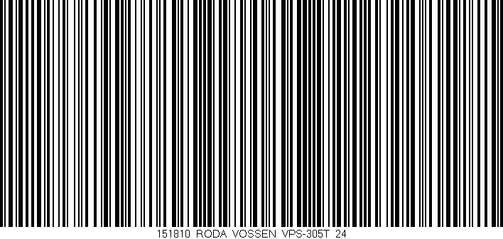 Código de barras (EAN, GTIN, SKU, ISBN): '151810_RODA_VOSSEN_VPS-305T_24'