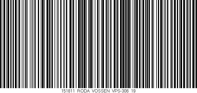Código de barras (EAN, GTIN, SKU, ISBN): '151811_RODA_VOSSEN_VPS-306_19'
