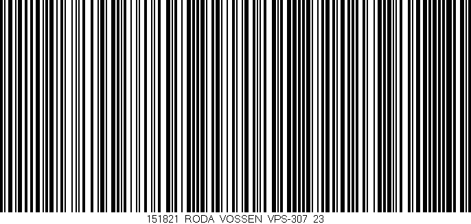 Código de barras (EAN, GTIN, SKU, ISBN): '151821_RODA_VOSSEN_VPS-307_23'