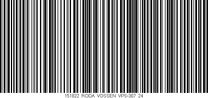 Código de barras (EAN, GTIN, SKU, ISBN): '151822_RODA_VOSSEN_VPS-307_24'