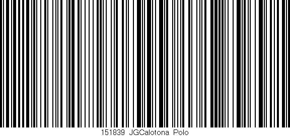 Código de barras (EAN, GTIN, SKU, ISBN): '151839_JGCalotona_Polo'