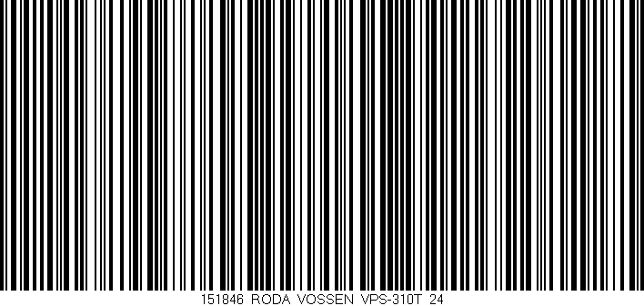 Código de barras (EAN, GTIN, SKU, ISBN): '151846_RODA_VOSSEN_VPS-310T_24'