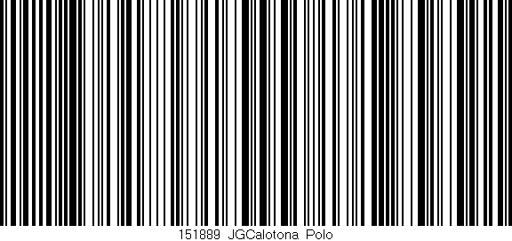 Código de barras (EAN, GTIN, SKU, ISBN): '151889_JGCalotona_Polo'