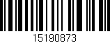 Código de barras (EAN, GTIN, SKU, ISBN): '15190873'