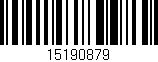 Código de barras (EAN, GTIN, SKU, ISBN): '15190879'