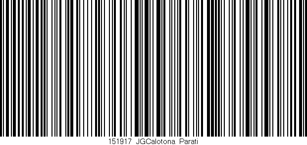 Código de barras (EAN, GTIN, SKU, ISBN): '151917_JGCalotona_Parati'