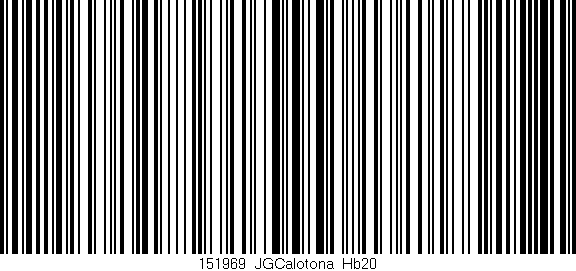 Código de barras (EAN, GTIN, SKU, ISBN): '151969_JGCalotona_Hb20'