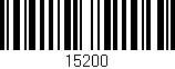 Código de barras (EAN, GTIN, SKU, ISBN): '15200'
