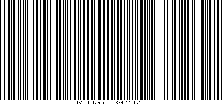 Código de barras (EAN, GTIN, SKU, ISBN): '152008_Roda_KR_K54_14_4X108'
