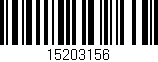 Código de barras (EAN, GTIN, SKU, ISBN): '15203156'