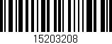 Código de barras (EAN, GTIN, SKU, ISBN): '15203208'