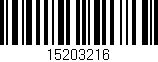 Código de barras (EAN, GTIN, SKU, ISBN): '15203216'