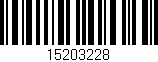 Código de barras (EAN, GTIN, SKU, ISBN): '15203228'