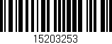 Código de barras (EAN, GTIN, SKU, ISBN): '15203253'