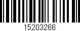 Código de barras (EAN, GTIN, SKU, ISBN): '15203266'