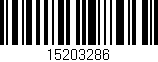 Código de barras (EAN, GTIN, SKU, ISBN): '15203286'